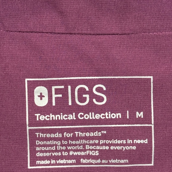 Figs Venice Women’s Jogger Scrub Pants - Purple - Picture 3 of 4